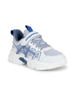 Bubblegummers - White Boy's Velcro Shoes