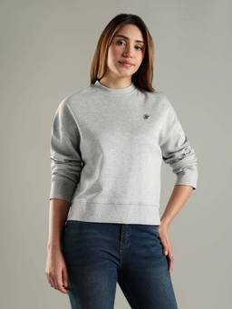 Tommy Hilfiger - Grey Relaxed Fit Modal Crew Neck Sweatshirt