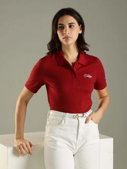 Tommy Hilfiger - Embroidered Logo Regular Fit Cotton Polo T-Shirt