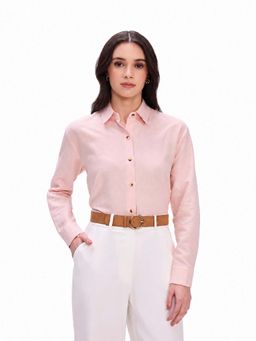 Strong And Brave - Patsel Pink Spread Collar Shirt