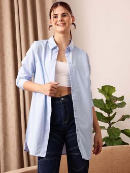 STREET 9 - Blue Over Size Shirt