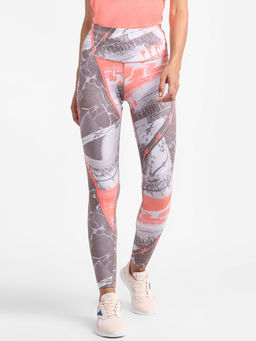 Reebok - Wor Aop Tight Grey Training Tights