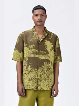 Genes Lecoanet Hemant - Light Linen Khaki Shirt