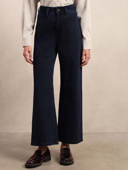 VERO MODA - Blue Mid Rise Wide Leg Jeans