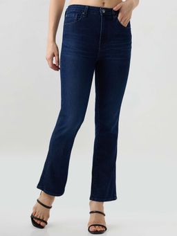 Spykar - Navy Blue Boot Cut Fit High Rise Jeans for Women