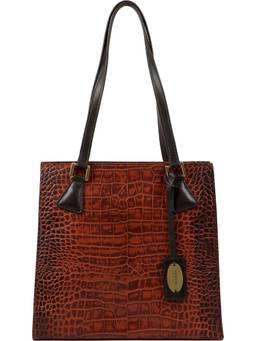 Hidesign - Tan Animal Print Tote Bag