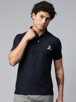 Tom Burg - Men Navy Blue Polo T-Shirt