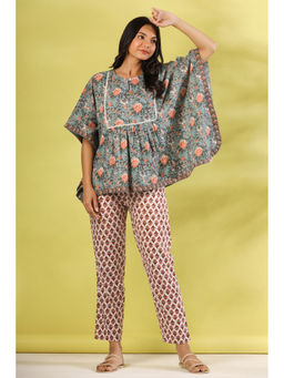 SAY - Women Pure Cotton Night Suit (Set of 2)