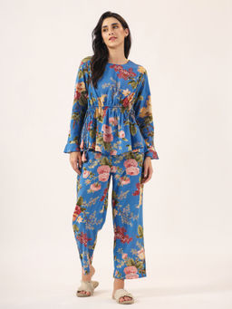 SAY - Women Pure Cotton Night Suit (Set of 2)