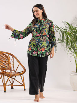 SAY - Women Pure Cotton Night Suit (Set of 2)