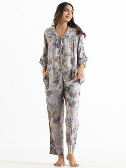 SAY - Women Viscose Rayon Night Suit (Set of 2)