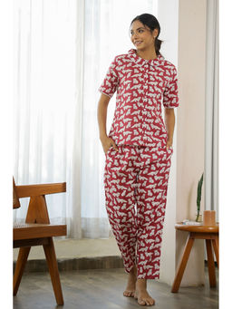 SAY - Women Pure Cotton Night Suit (Set of 2)