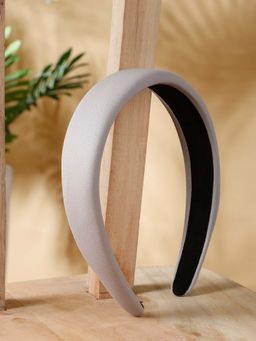 Stol'N - Solid Plain Broad Hair Band - Off White