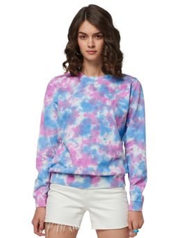 The Souled Store - Original Tie Dye Rainbow Multicolor Women Sweatshirt