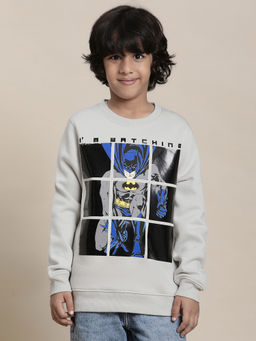 Kidsville - Batman Printed Blue Sweatshirt For Boys