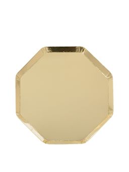 Meri Meri - Gold Side Plates (Pack Of 8)