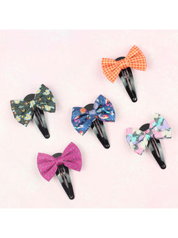 Tossido - Quirky Print Tic Tacs Multi-Color Hair Clips (Pack of 5)
