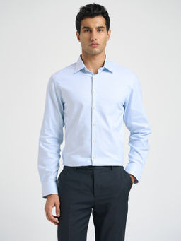 SELECTED HOMME - Blue Slim Fit Stretch Formal Shirt