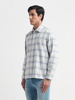 SELECTED HOMME - Grey Melange Edwin Check Casual Shirt