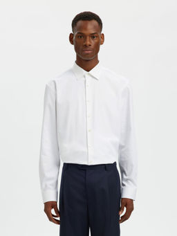 SELECTED HOMME - Regular Fit Performance Bright White Formal Shirt