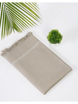 Fabindia - Beige Jia Cotton Honeycomb Large Bath Towel