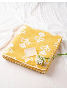 Fabindia - Yellow Vikal Cotton Small Pile Towel