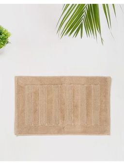 Fabindia - Sikri Cotton Woven Beige Bath Mat