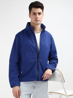 Tommy Hilfiger - Blue Portland Stand Collar Jacket