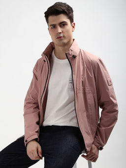 Tommy Hilfiger - Pink Portland Stand Collar Jacket
