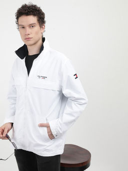 Tommy Hilfiger - White F24 Lic Stowaway Hooded Jacket