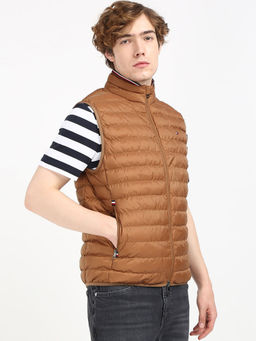 Tommy Hilfiger - Brown M Packable Vest