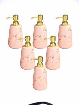 The Better Home - 260Ml Soap Dispenser Bottle - Pink (Pack of 6)