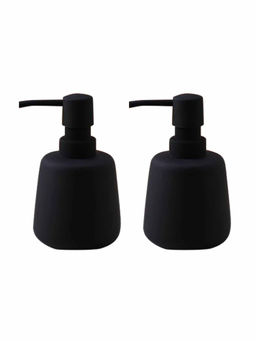 The Better Home - 260Ml Soap Dispenser Bottle - Black (Pack of 2)