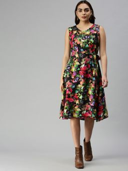 SHOWOFF - Women Floral Multi A-Line Dress