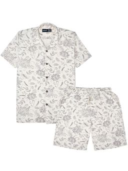 CAVIO - Black-Boys Half Sleeves Printed Co-Ord Set