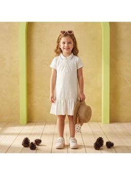 Nino Bambino - White Organic Cotton Shirt Dress