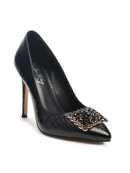London Rag - Embellished Black Pumps