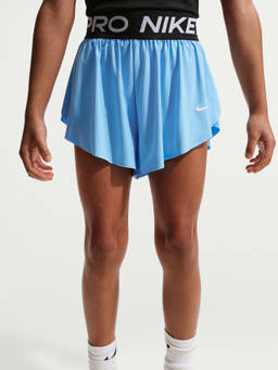 Nike - Girls Blue Sportswear Shorts - II3640-497