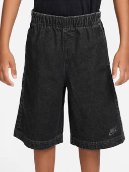 Nike - Kids Black Solid Sportswear Shorts - IM4629-010