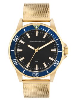 French Connection - Black Dial Analog Watch For Mens - FCE23GM