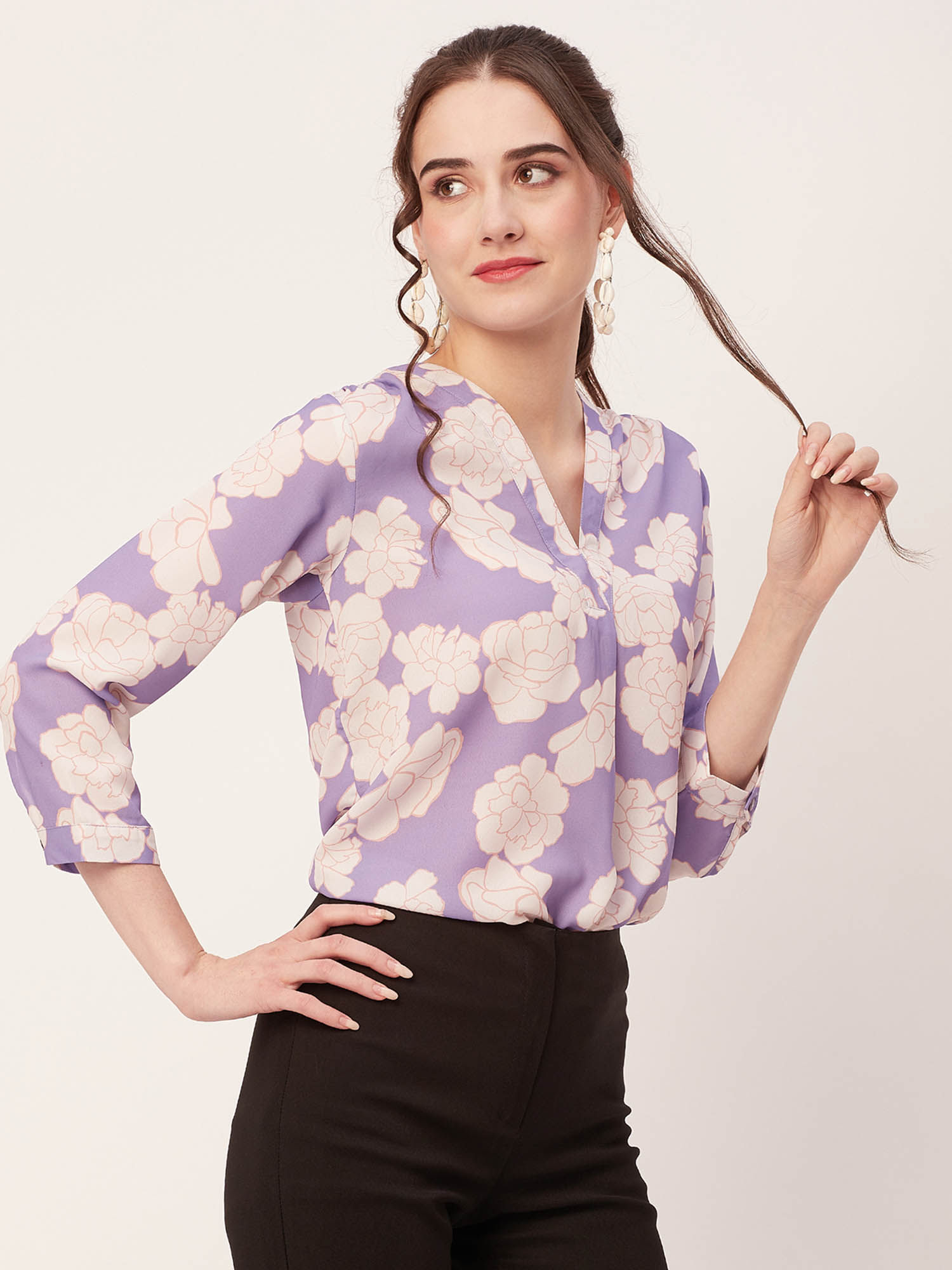 Buy Stylish Lavender Tops Collection At Best Prices Online