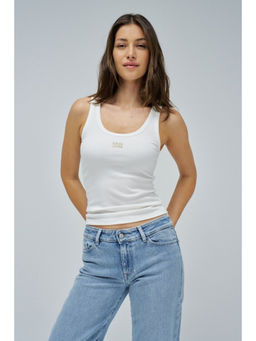 Salsa Jeans - White Basic Solid Top
