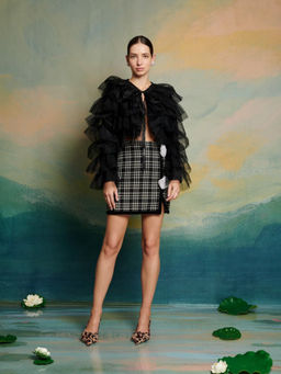 Sister Jane - Crane Tulle Ruffle Jacket