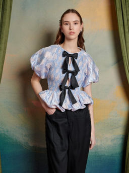 Sister Jane - Alexander Jacquard Bow Top