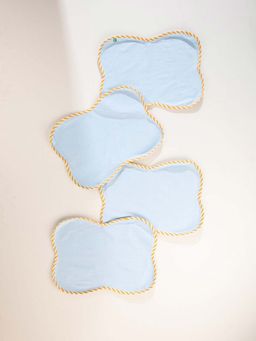 Freedom Tree - Joyee Woven Cotton Heavy Slub Table Mat (Pack of 4)