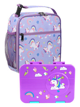 Little Surprise Box - 2 Pcs Uni Lunchbag & Bento Lunch Box For Kids