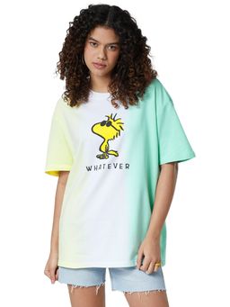 The Souled Store - Peanuts Whatever Cotton Boyfriend T-Shirt For Women