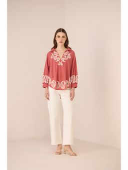 Calling June - Pink Remi Top