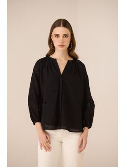 Calling June - Black Chelsea Top