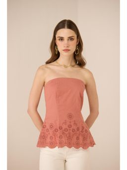 Calling June - Pink Kaia Top